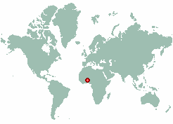 Baoule Foulbe in world map