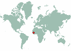 Niagane in world map